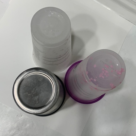 Starbucks lot of 3 tumblers 24 oz - Picture 7 of 8